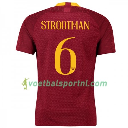 AS Roma Strootman 6 Thuis Shirt 2018-19